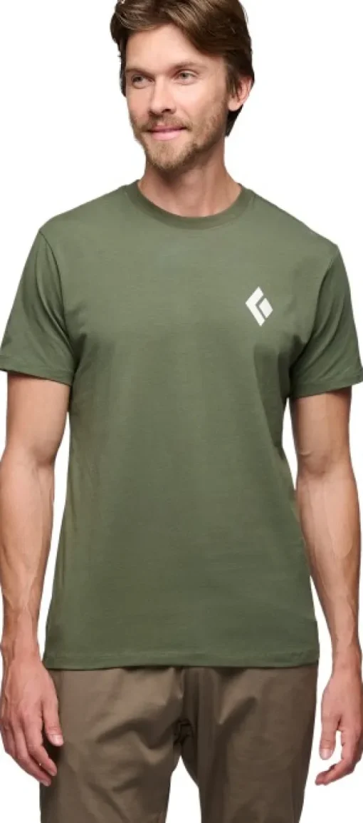 Black Diamond M Equipment For Alpinist SS Tee t-paita, vihreä Fashion
