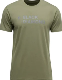 Black Diamond M Mini Stacked SS Tee Tundra Sale