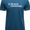 M Mini Stacked SS Tee Indigo-Black Diamond New