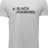 M Mini Stacked SS Tee Nickel Heather-Black Diamond Discount
