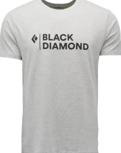 M Mini Stacked SS Tee Nickel Heather-Black Diamond Discount