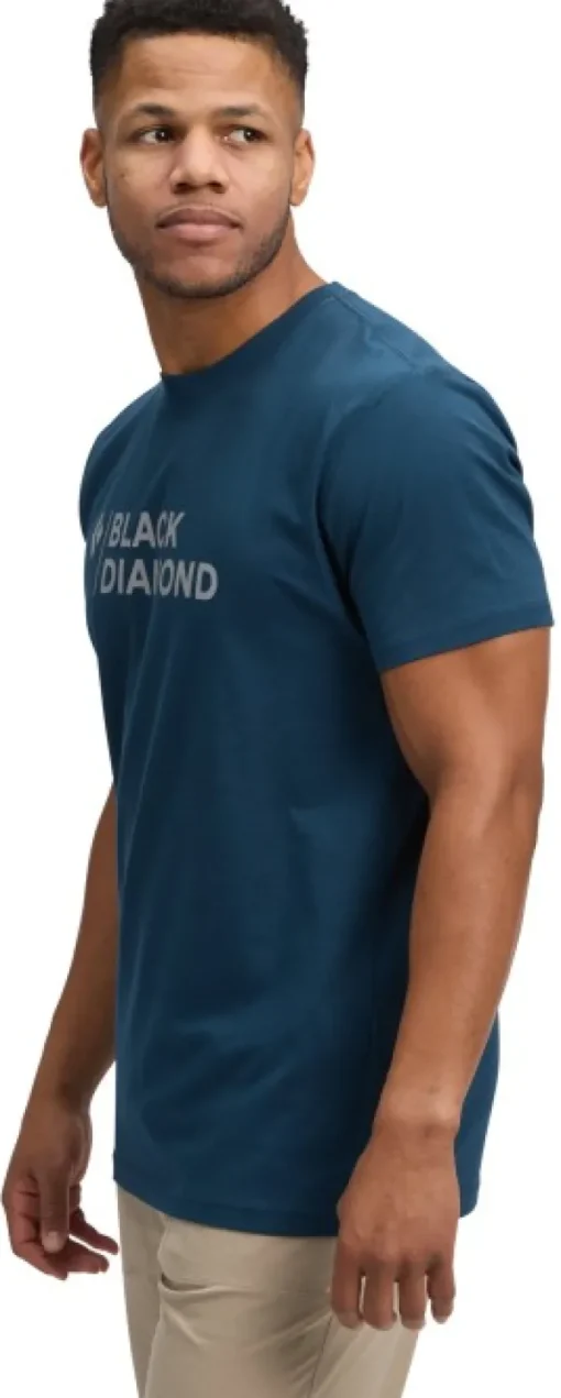 M Mini Stacked SS Tee Indigo-Black Diamond New