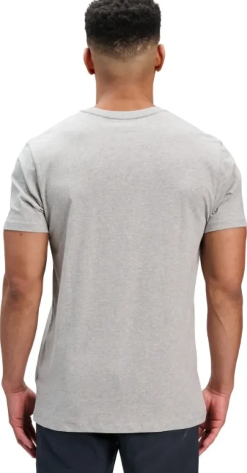 M Mini Stacked SS Tee Nickel Heather-Black Diamond Discount