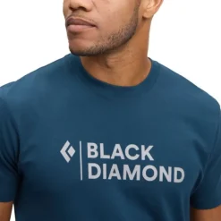 M Mini Stacked SS Tee Indigo-Black Diamond New