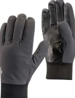 Black Diamond Midweight Softshell Gloves hanskat, Smoke Discount