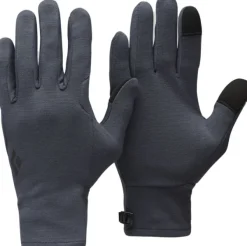 Black Diamond Midweight Wool Liners aluskäsineet, tummanharmaa Outlet