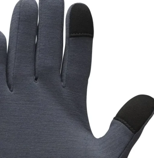 Black Diamond Midweight Wool Liners aluskäsineet, tummanharmaa Outlet