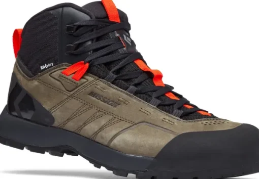 Mission Leather Mid WP Approach Shoes kengät, Walnuts/Octane-Black Diamond New