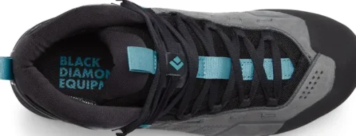 Black Diamond Mission Leather Mid WP Approach Shoes naisten kenkä, harmaa/sininen Discount