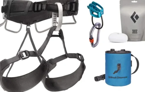 Black Diamond Momentum 4S kiipeilyvaljaspaketti, tummanharmaa Outlet