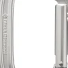 Oval Keylock Carabiner klassinen karbiini, hopea-Black Diamond Discount