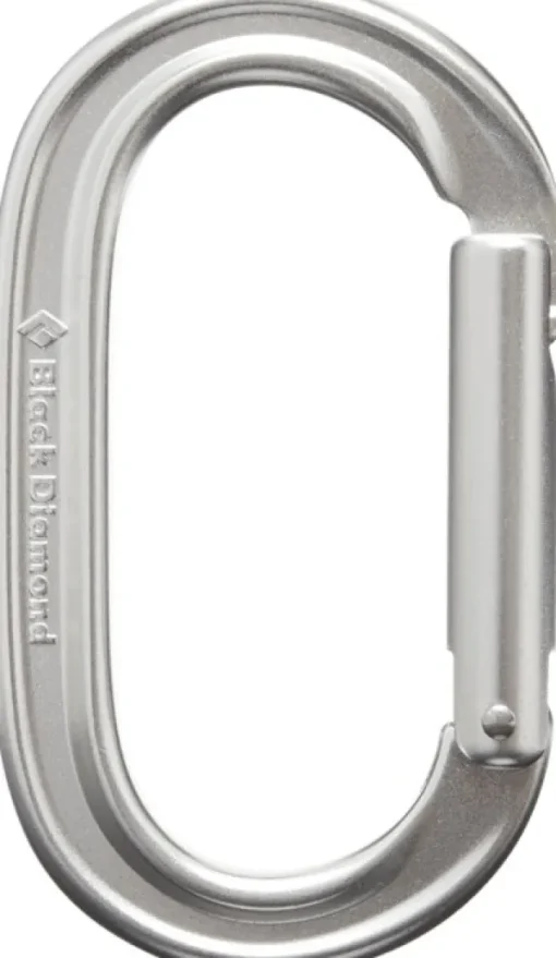 Oval Keylock Carabiner klassinen karbiini, hopea-Black Diamond Discount