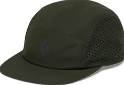 Black Diamond 5-Panel Synthetic Cap Dark Moss/Anthracite Icon Logo Fashion