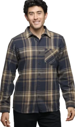 Black Diamond Project Flannel paita, Charcoal/Walnut Plaid Fashion
