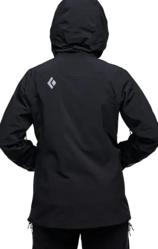 Recon Insulated Shell naisten hybriditakki, musta-Black Diamond Hot