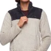 Roadie Quarter Zip naisten fleecepusero, beige/harmaa-Black Diamond New
