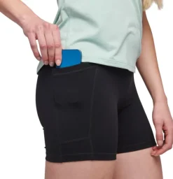 Sessions Shorts 5 In naisten ulkoilushortsit, musta-Black Diamond Online