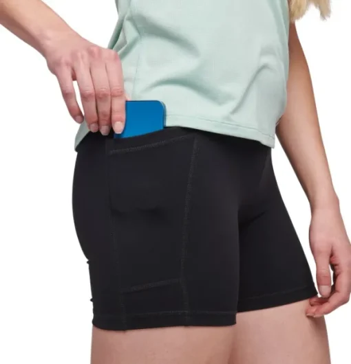 Sessions Shorts 5 In naisten ulkoilushortsit, musta-Black Diamond Online