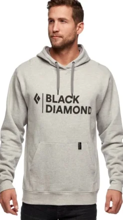 Black Diamond Stacked Logo Hoody huppari, vaaleanharmaa Fashion