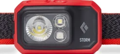 Storm 450 Headlamp vedenkestävä otsalamppu, punainen/musta-Black Diamond Sale