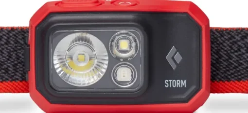 Storm 450 Headlamp vedenkestävä otsalamppu, punainen/musta-Black Diamond Sale