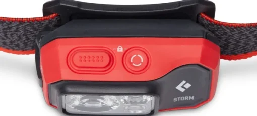 Storm 450 Headlamp vedenkestävä otsalamppu, punainen/musta-Black Diamond Sale