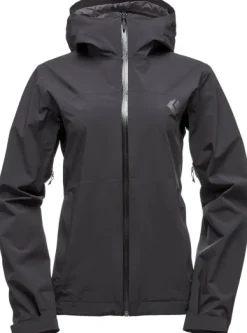 Stormline Stretch naisten kuoritakki, musta-Black Diamond Clearance