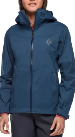 Stormline Stretch naisten kuoritakki, musta-Black Diamond Clearance