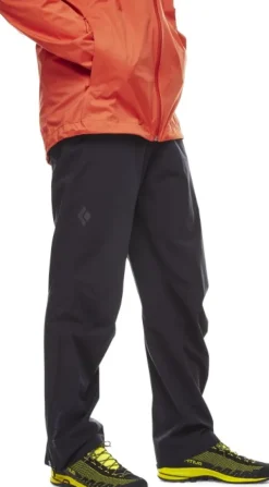 Stormline Stretch Rain Pants kuorihousut, musta-Black Diamond Discount