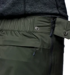 Stormline Stretch Full Zip sadehousut, musta-Black Diamond Discount
