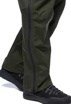 Stormline Stretch Full Zip sadehousut, musta-Black Diamond Discount