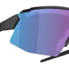 Breeze Matt Black + Violet w Blue Multi + Spare lens: Brown w Silver Mirror urheilulasit-Bliz Clearance