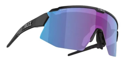 Breeze Matt Black + Violet w Blue Multi + Spare lens: Brown w Silver Mirror urheilulasit-Bliz Clearance
