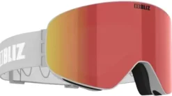 Bliz Flow Matt Light Grey with Brown W Red Multi + Pink Spare lens laskettelulasit Sale