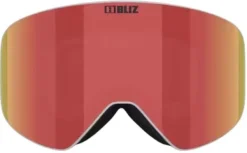 Bliz Flow Matt Light Grey with Brown W Red Multi + Pink Spare lens laskettelulasit Sale