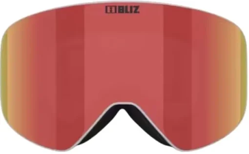 Bliz Flow Matt Light Grey with Brown W Red Multi + Pink Spare lens laskettelulasit Sale
