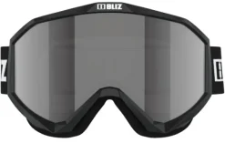 Liner laskettelulasit, Black/White Logo/Orange & Silver Mirror-Bliz Online
