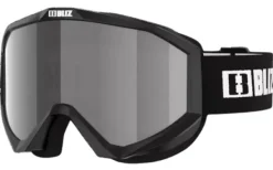 Liner laskettelulasit, Black/White Logo/Orange & Silver Mirror-Bliz Online