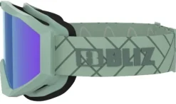 Bliz Liner laskettelulasit, Matt Green/Dark Green Logo/Brown Blue Best