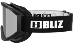 Liner laskettelulasit, Black/White Logo/Orange & Silver Mirror-Bliz Online