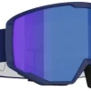 Spark Dark Blue with Brown & Blue laskettelulasit-Bliz Outlet