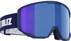 Spark Dark Blue with Brown & Blue laskettelulasit-Bliz Outlet