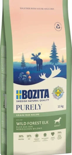 Dog Purely Adult Elk 11 kg-Bozita Online