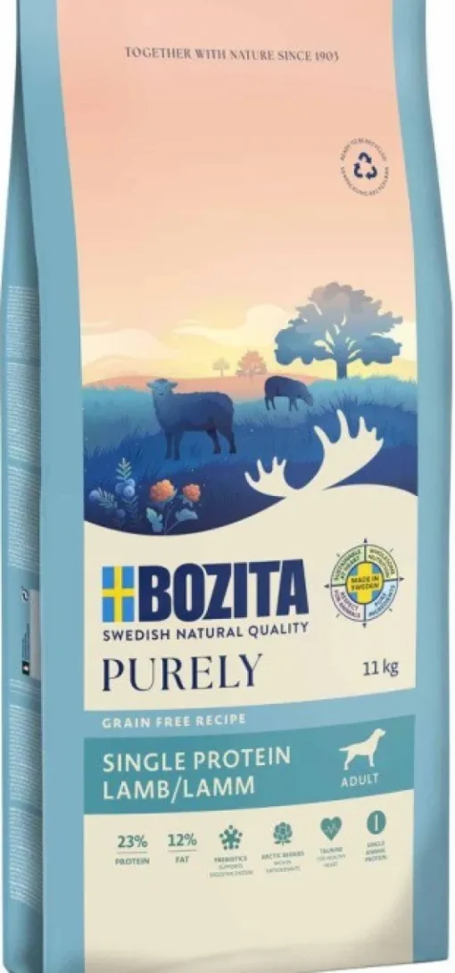 Dog Purely Adult Lamb 11 kg-Bozita Online