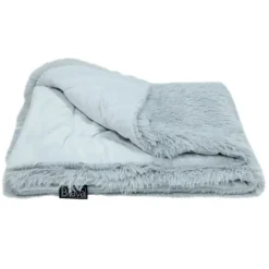 Fluffy Calming Bed Light Grey Rectange M-Brava Sale