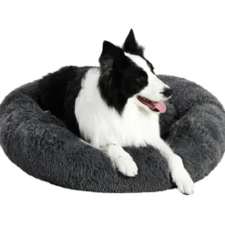 Fluffy Calming Bed Dark Grey L-Brava Outlet