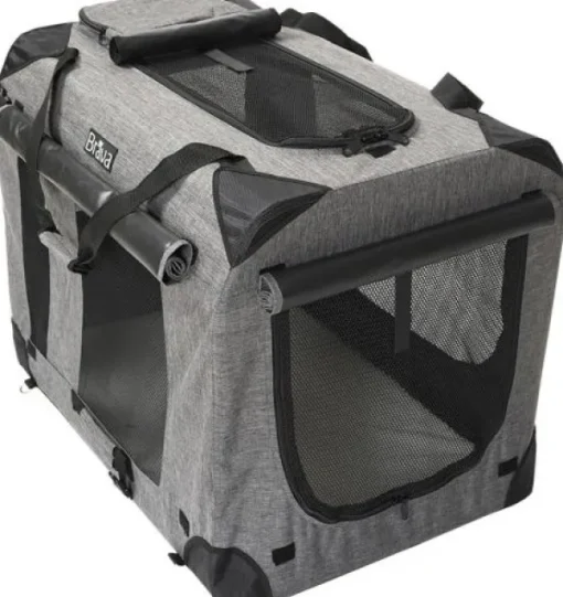 Highway Dog Crate kevythäkki, XXL, vaaleanharmaa-Brava Best