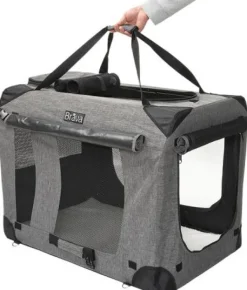 Brava Highway Dog Crate kevythäkki, XL, vaaleanharmaa Sale