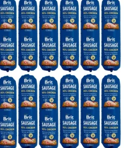 Brit Premium Chicken -koiranmakkara 800 g x 12 Discount