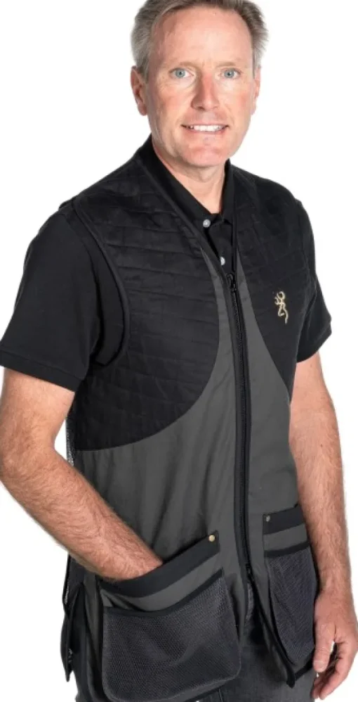 Classic Shooting Vest ampumaliivi, tummanharmaa-Browning Discount